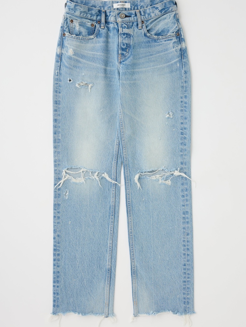 Mousy Light Blue Distressed Women’s Jeans